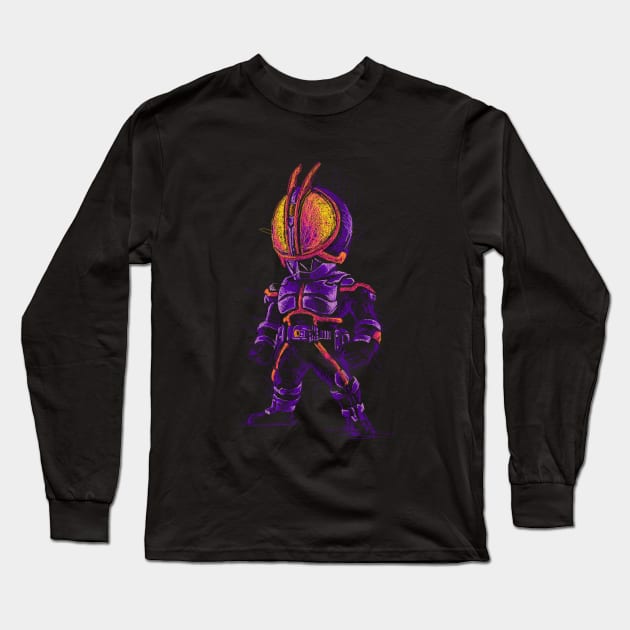 Kamen Rider Scribble Long Sleeve T-Shirt by jayaadiprastya